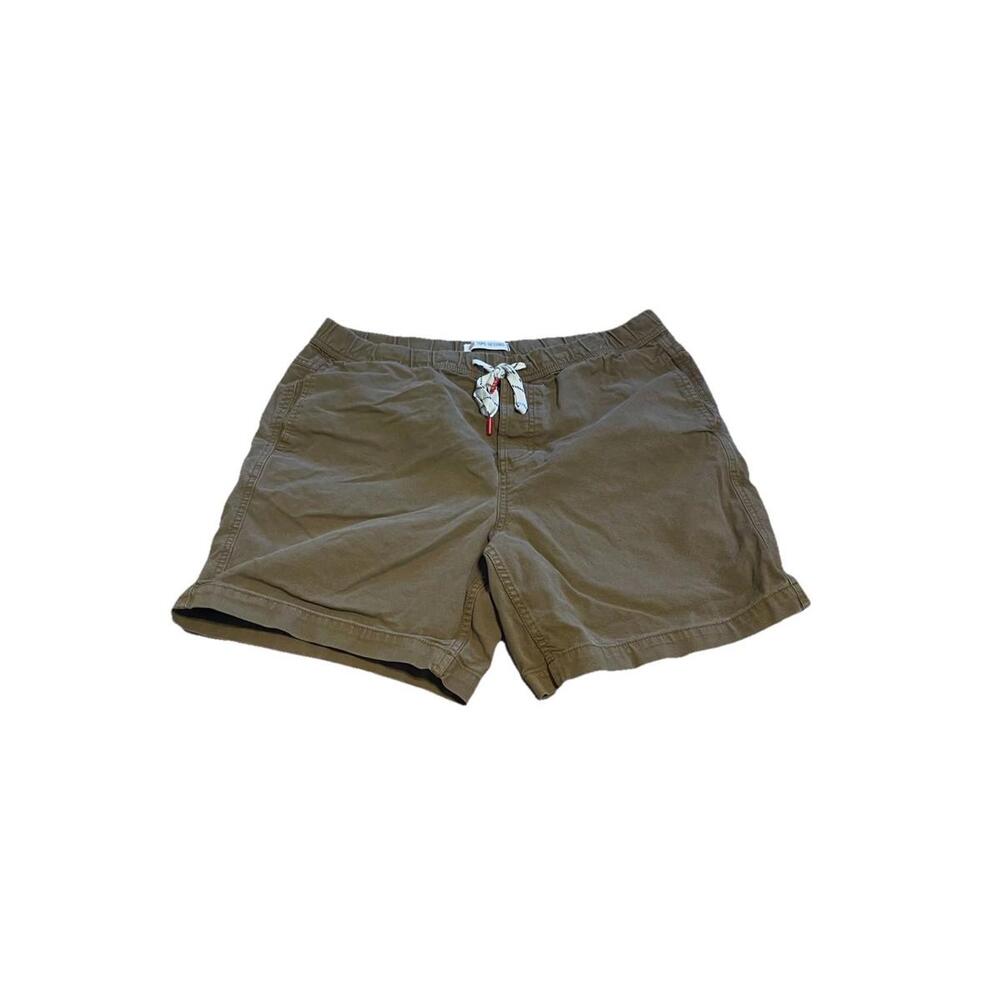 Topo‎ Designs Dirt Shorts Mens XL Brown Organic Cotton Canvas Stretch H88